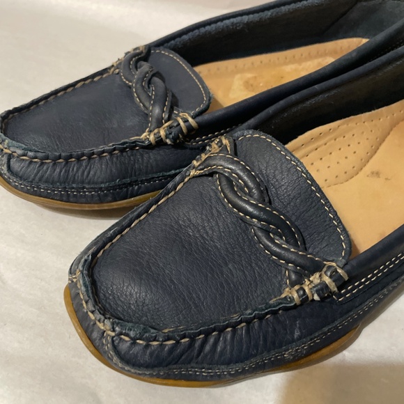 Blue leather shoes - Picture 7 of 15